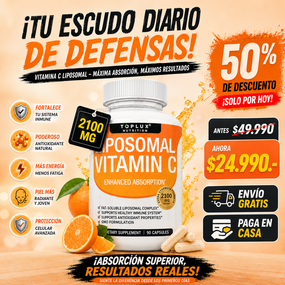 TOPLUX™ Nutrition- Vitamina C Liposomal 2100mg