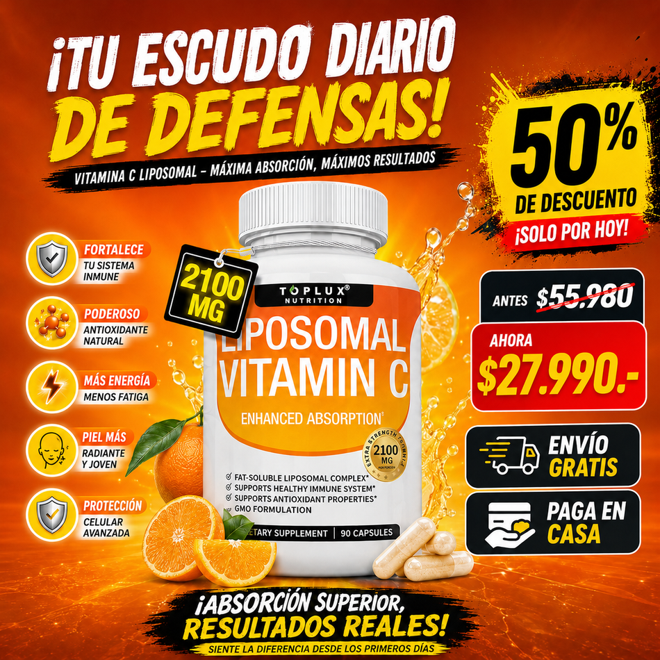 TOPLUX™ Nutrition- Vitamina C Liposomal 2100mg
